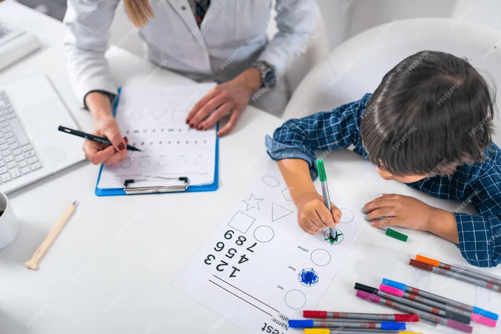 Child in treatment