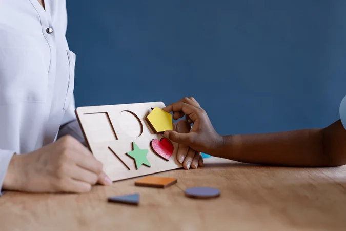 Child in treatment